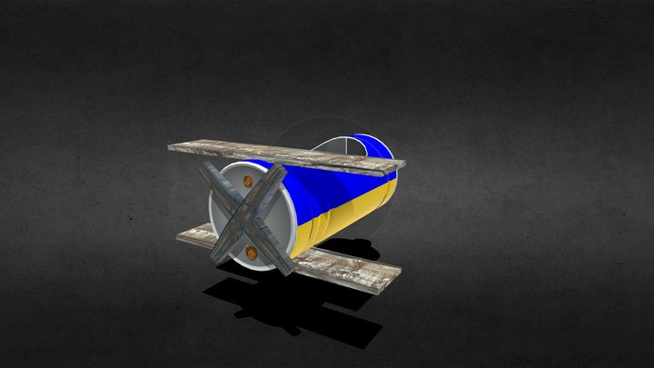 Ukrainian aviation meme (потужнолёт) 3D Model