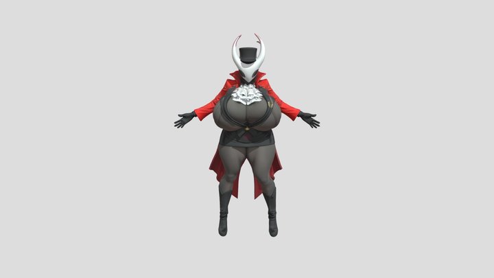 Masked Elegance 3D Model