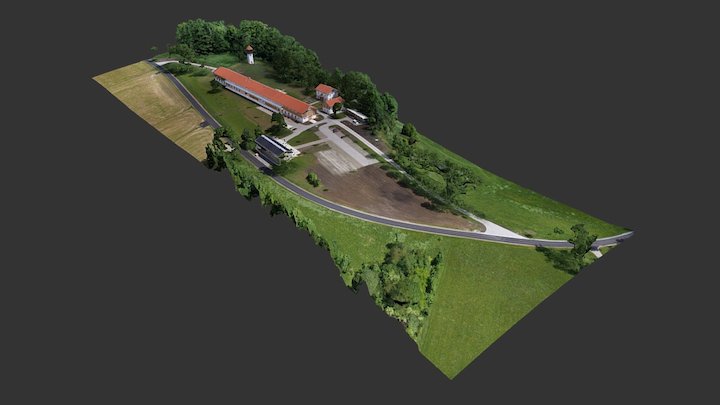 Langes Haus, Karpfsee 3D Model