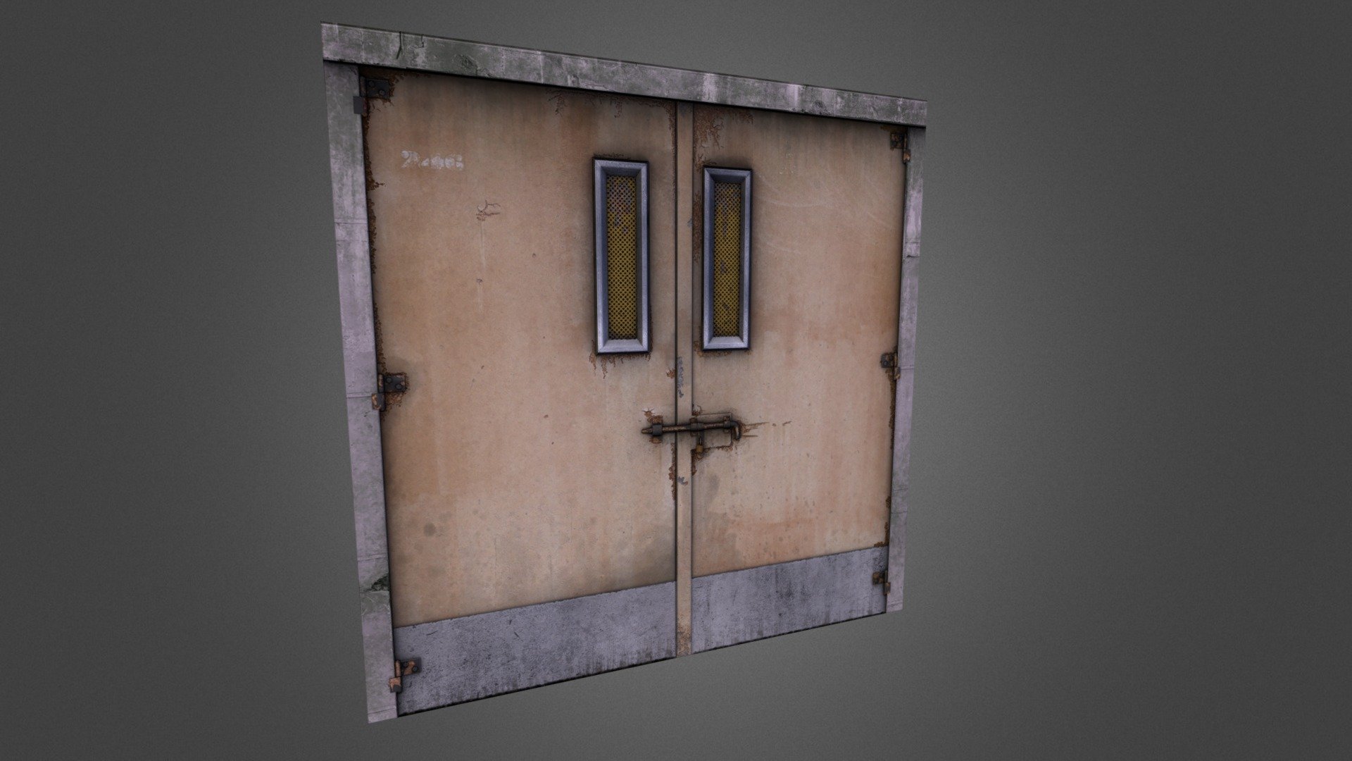 Metal Door - 3D model by leovst [03b2808] - Sketchfab