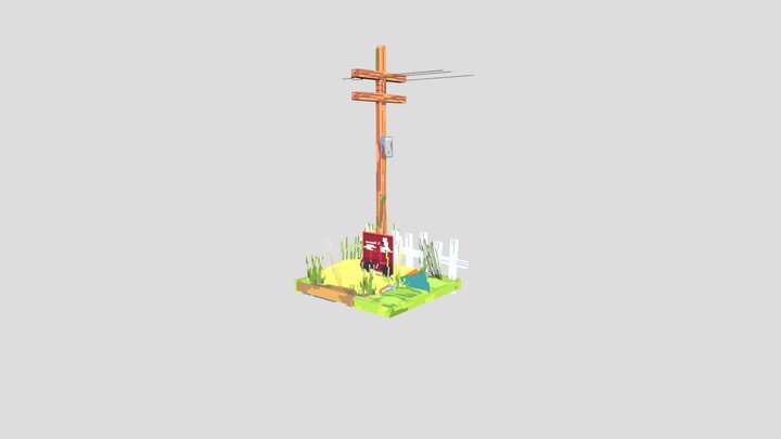 Flash in the Middle of Somewhere 3D Model