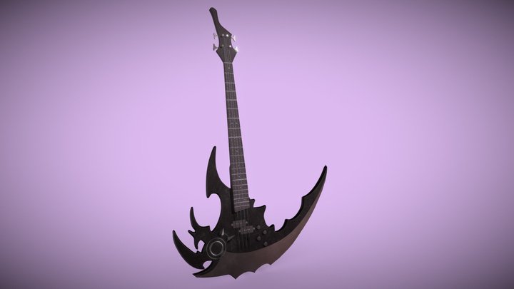 Calli's guitar 3D Model