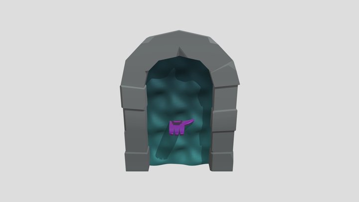 Portal and Hand 3D Model