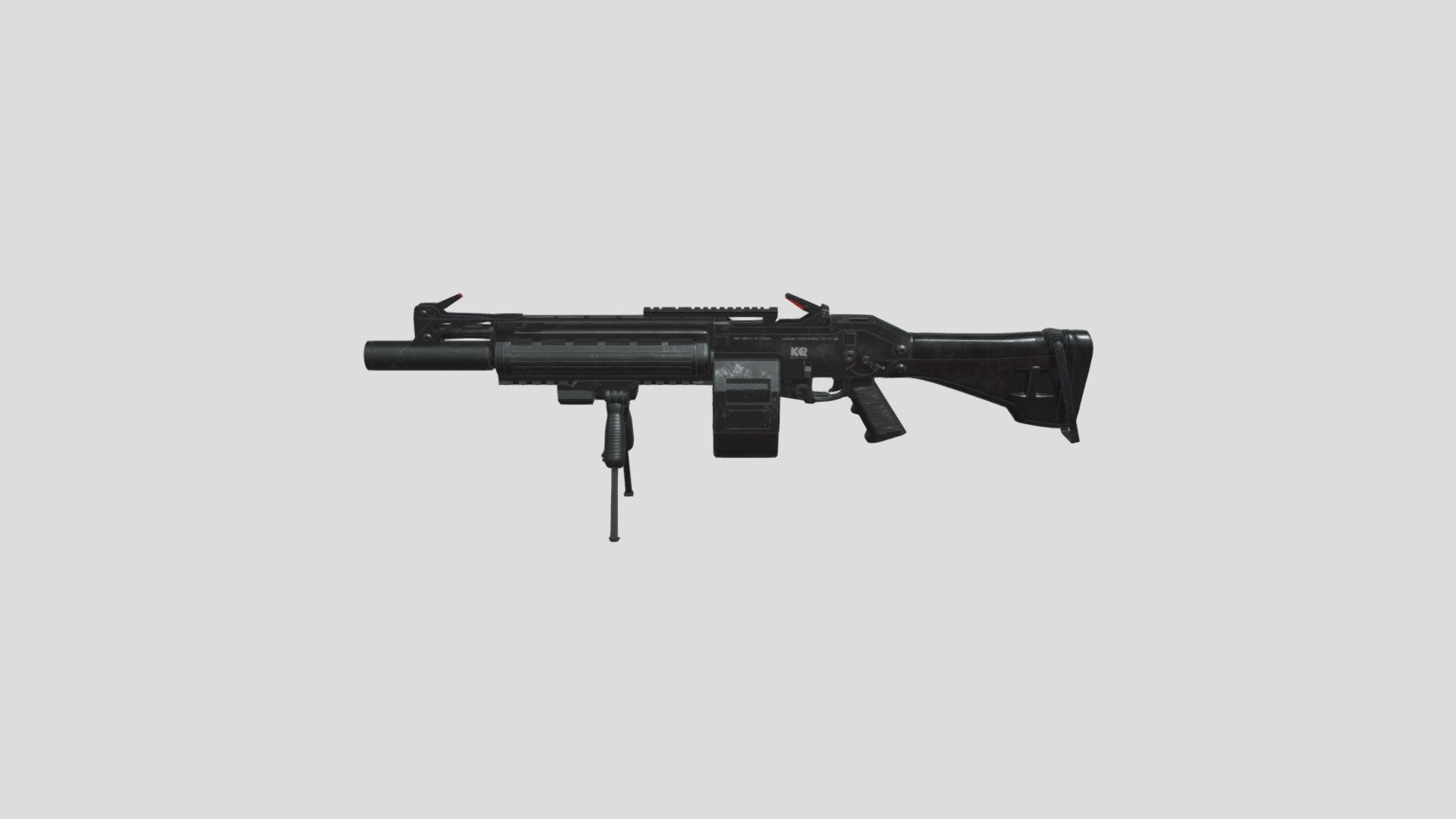 Gun model - 3D model by Nafih_1995 [03b5128] - Sketchfab