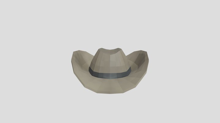 Gorilla Tag Cowboy Hat 3D Model