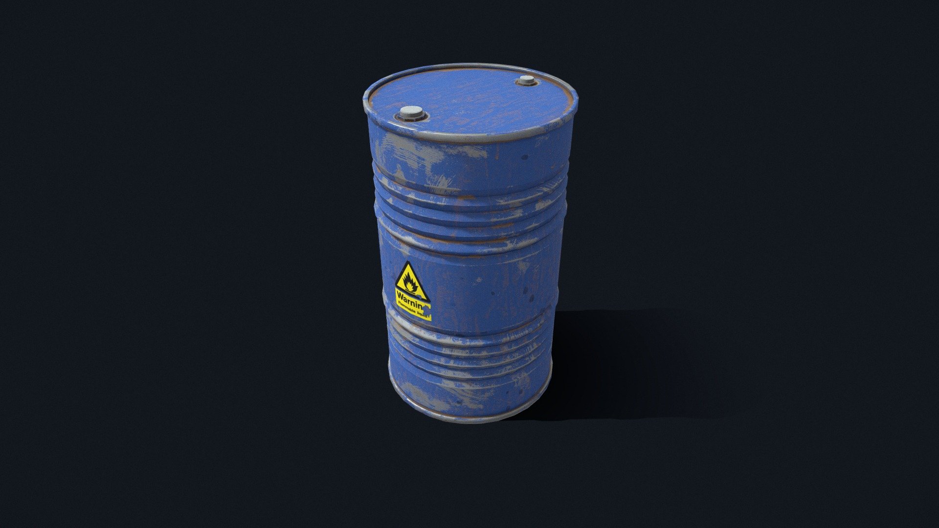 Barrel low poly - Game ready