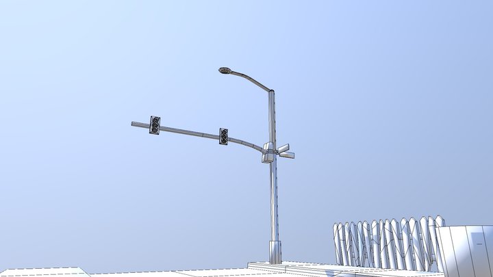 Street Sample (untextured) 3D Model