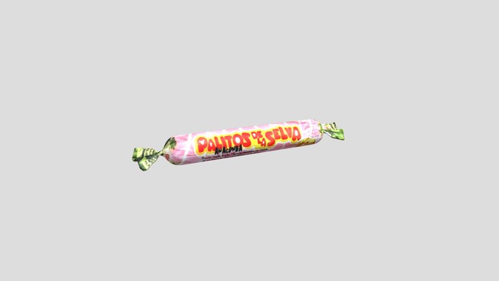 caramelo palito de la selva 3D Model
