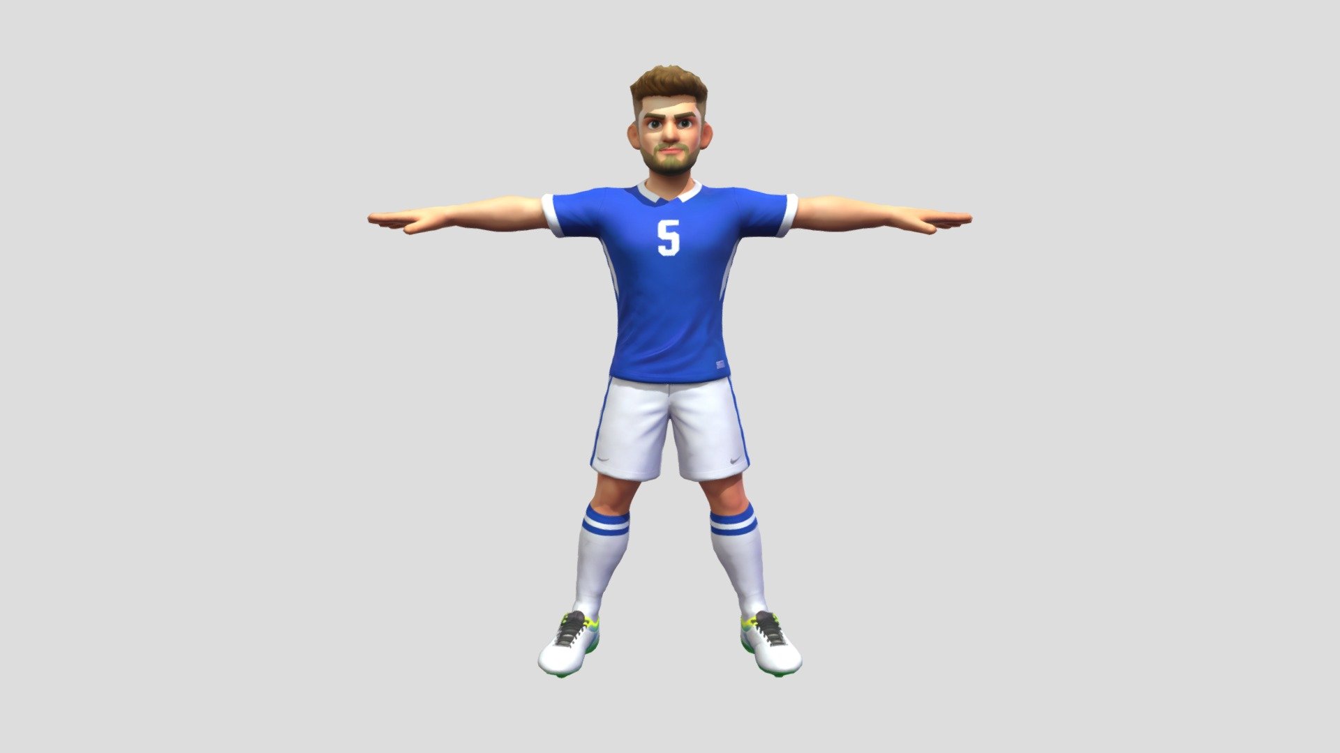 Football Character 1 - Download Free 3D model by sandesh_bhat [03b6508 ...