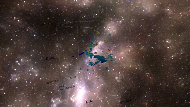 CO outflows 3D Model