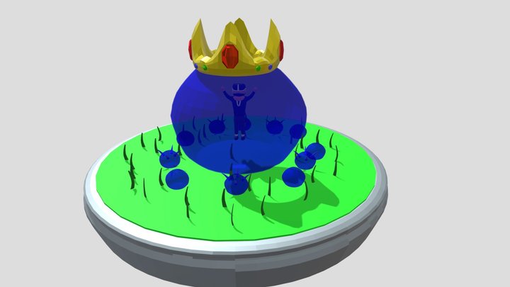 King slime from Terraria 3D Model