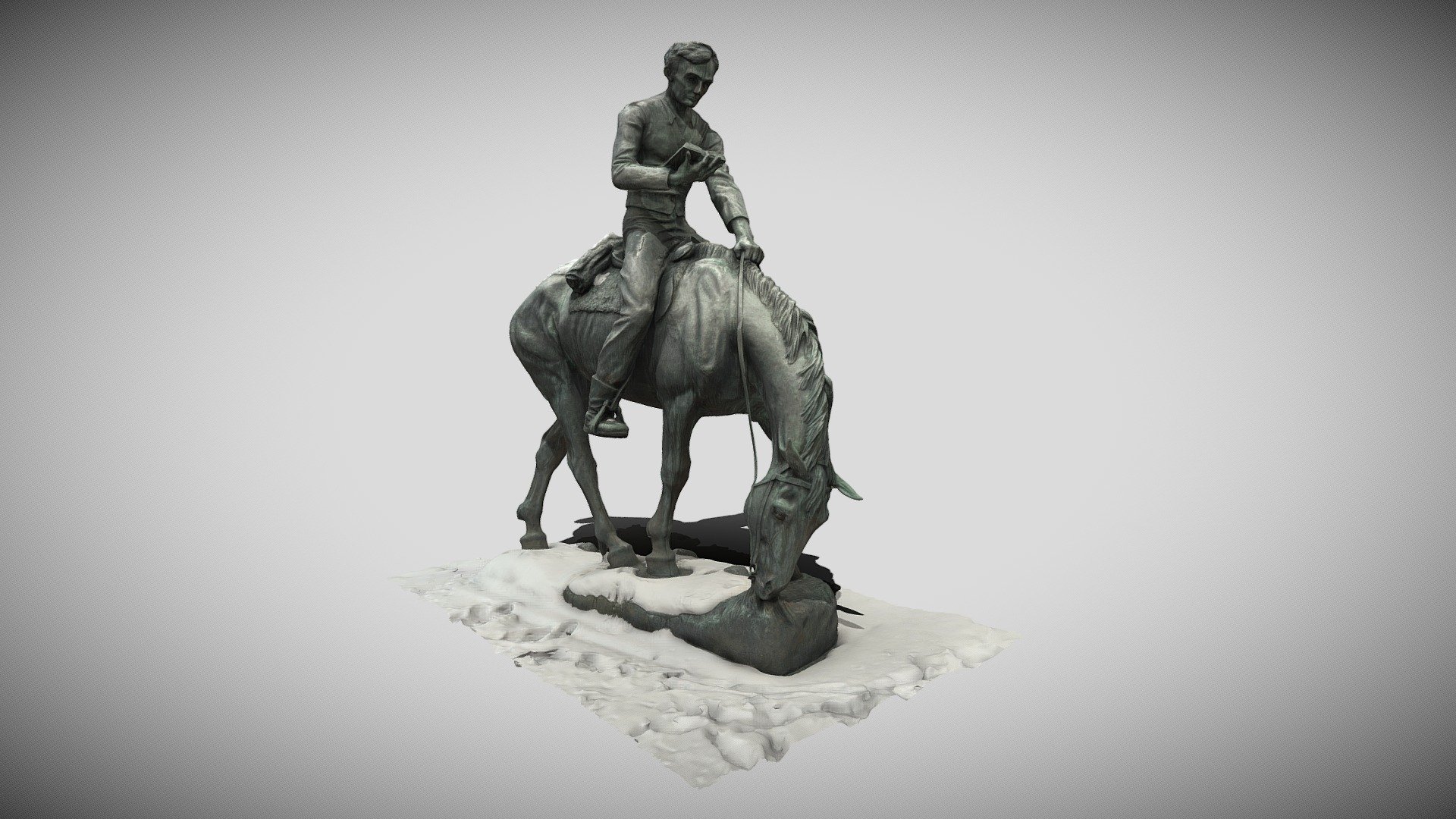 Lincoln Horse Statue DSLR
