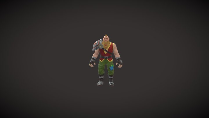 Dwarf_Texturing 3D Model