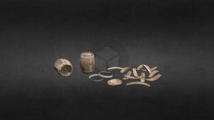 Woodbarrel 3D Model