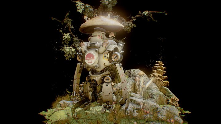 Shroombot 3D Model