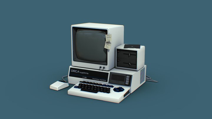 80's Terminal 3D Model