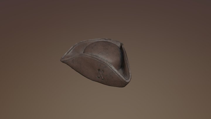 Tricorn hat 3D Model