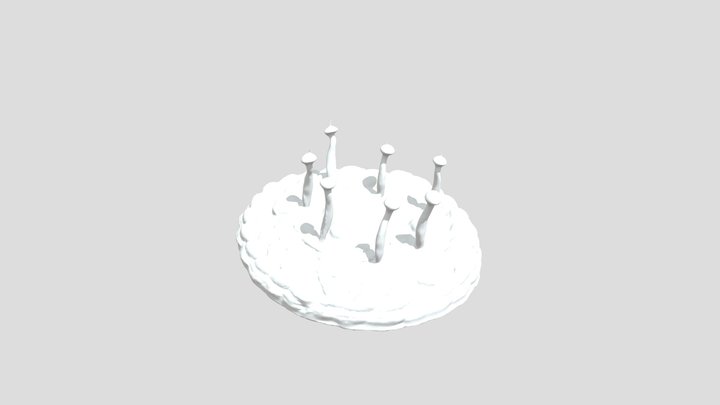mushroom_cake 3D Model