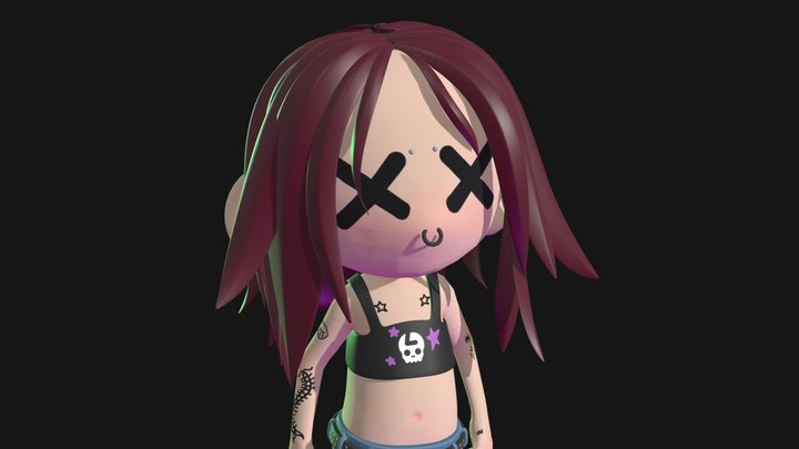 Stylised Luli | Static Mesh | 3D Printing 3D Model