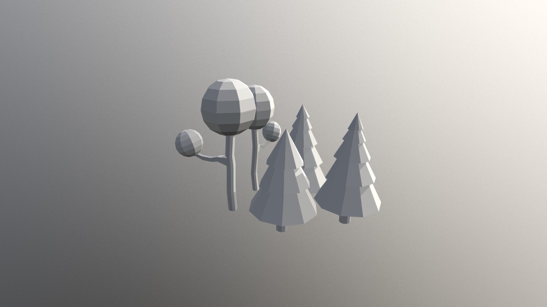 Low Poly Trees