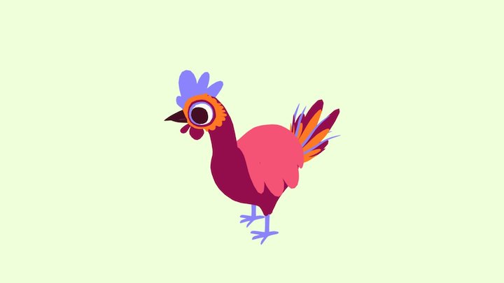 Chicken 3D Model
