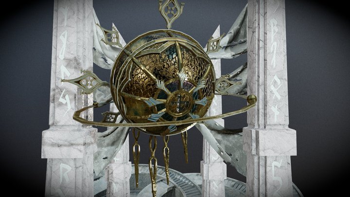 The Frozen Gaze 3D Model