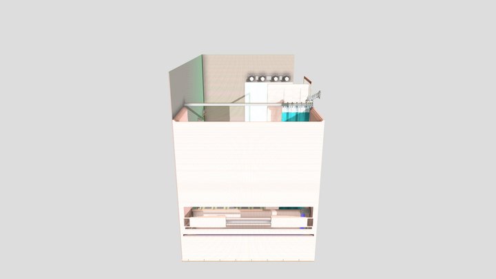 Apartment B8 - Bathroom - Minecraft 3D Model