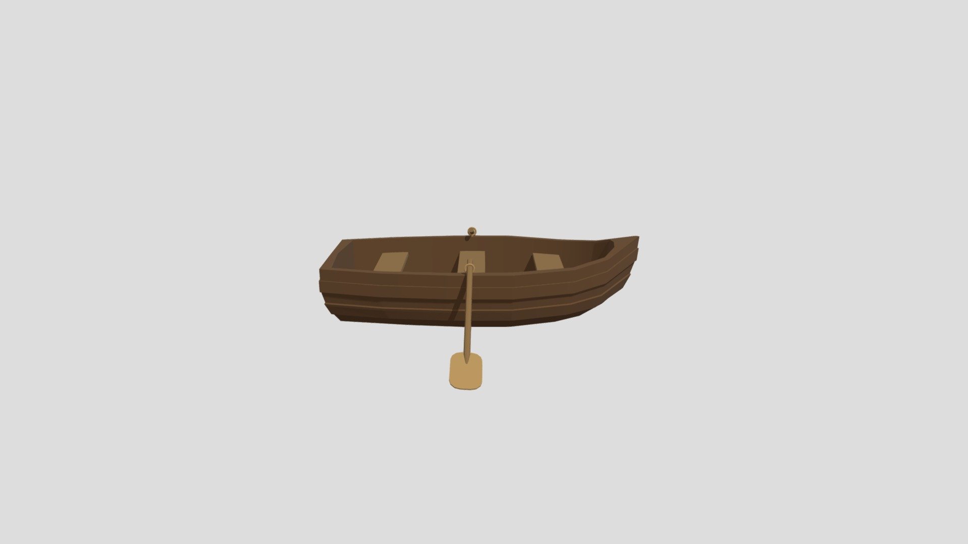 Low Poly Rowboat 3d Model By Casmodels 03be666 Sketchfab 