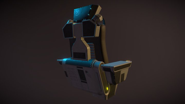 Sci-Fi Chair 3D Model