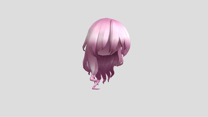 Muja Hair Yandere simulator yan sim ys 3D Model