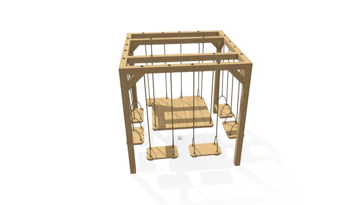 Outdoor swingtable 3D Model