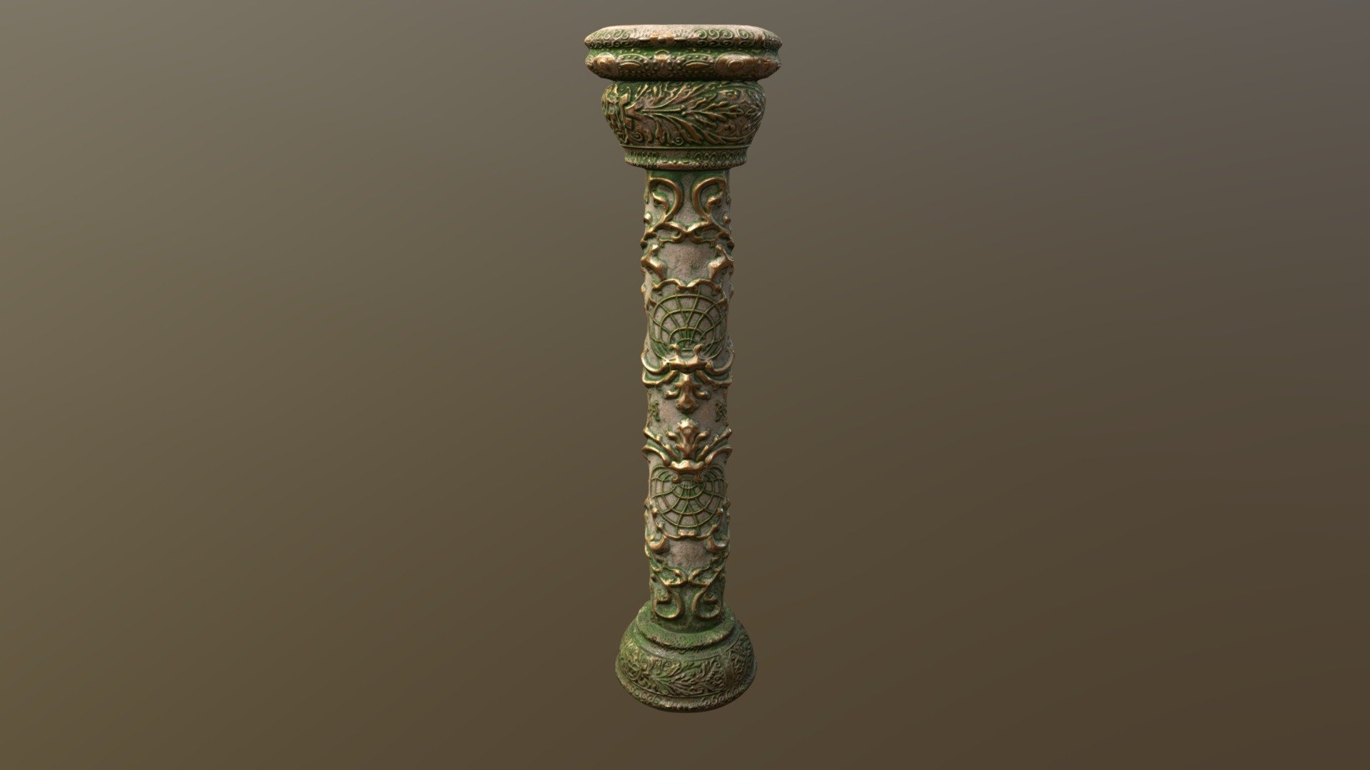 forest temple column