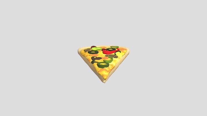 Pizza - midpoly 3D Model