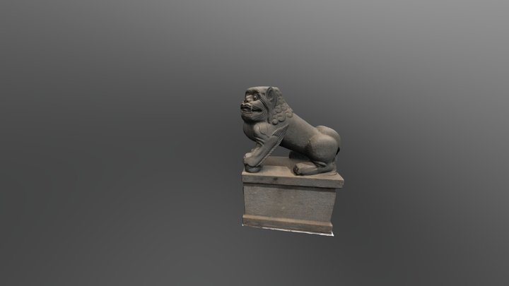 group test model LION 3D Model