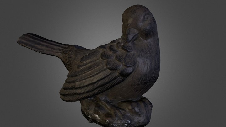 Bird Candle 3D Model