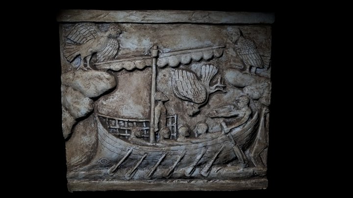 Ulysses And The Sirens relief scan 3D Model