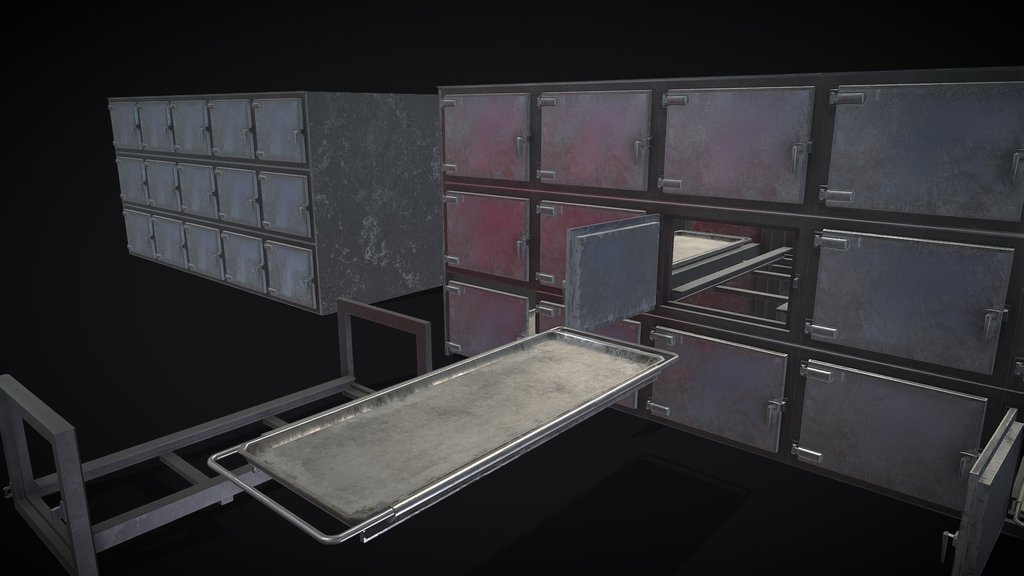 Morgue Refrigerator. Dead - 16MB