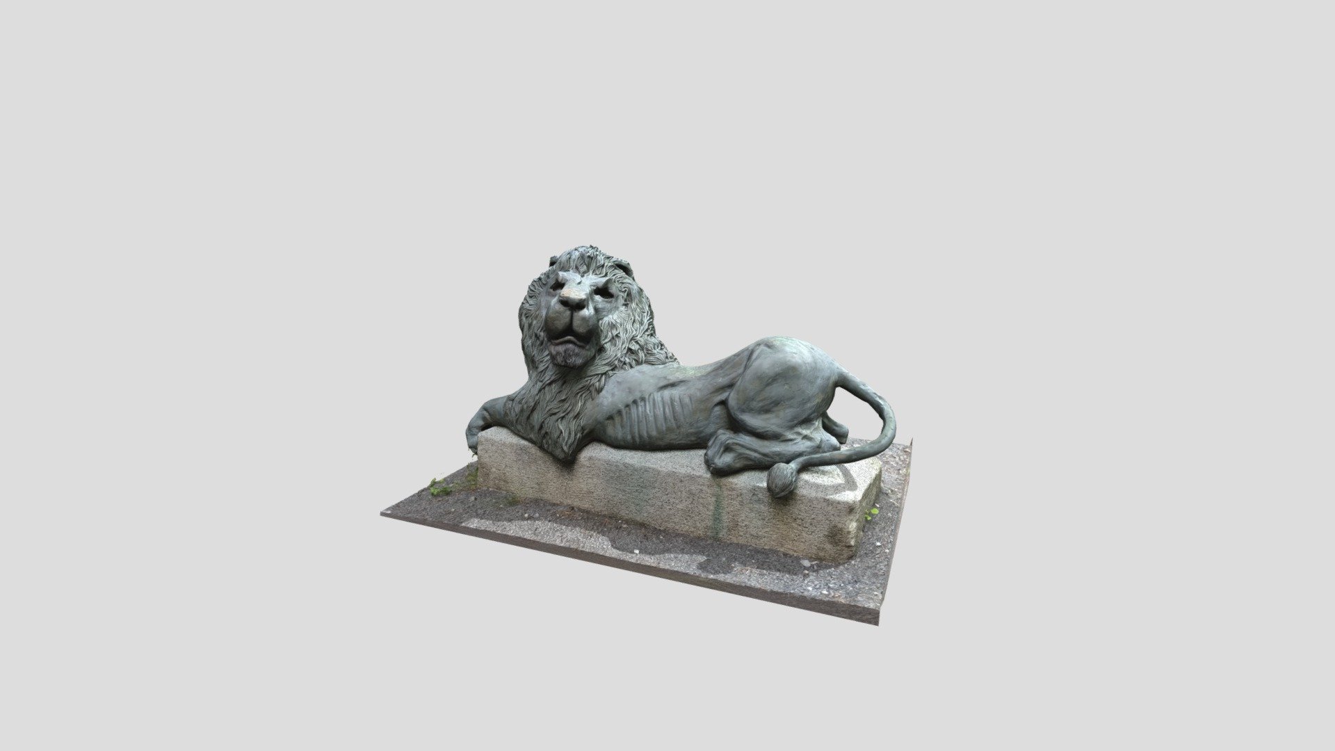 Haggerty Lion — Sketchfab embed 3D viewer