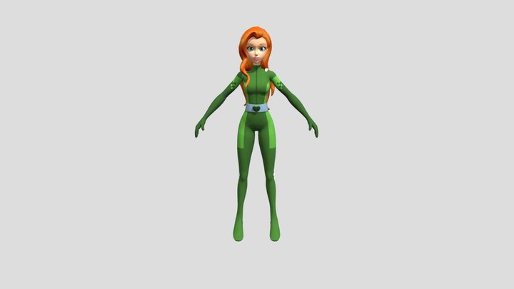 Sam Rig Mixamo Totally Spies!: Cyber Mission