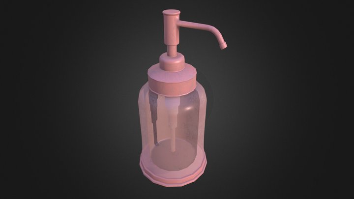 Soap Bottle 3D Model