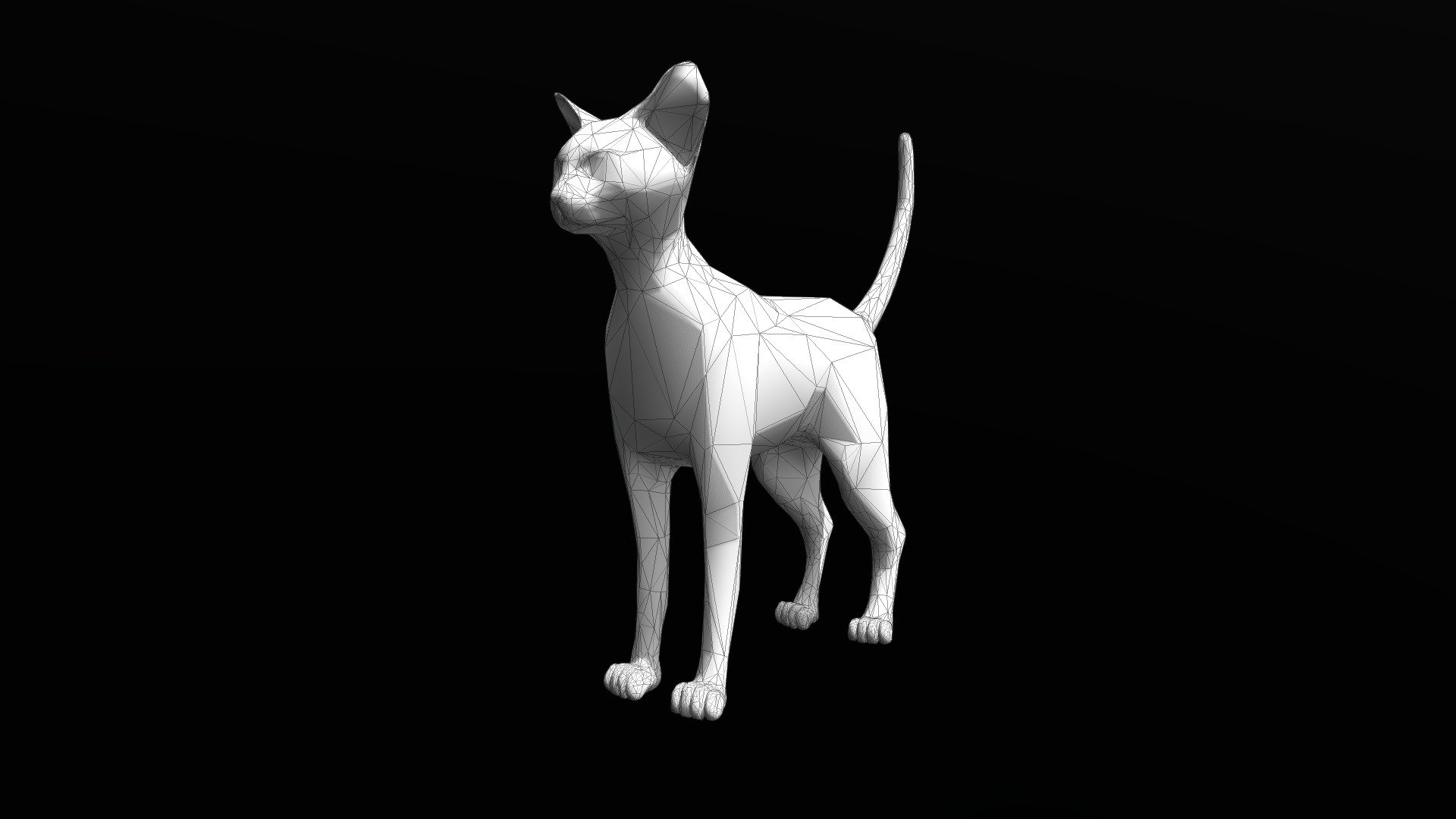 CAT LOWPOLY — Sketchfab embed 3D viewer