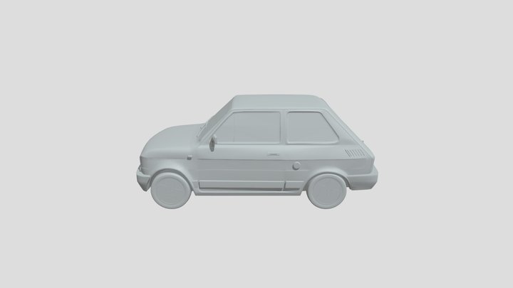 Fiat 126 scale1-65 for 3D-printing
