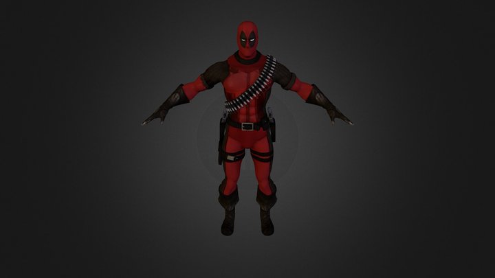 Deadpool 3D Model
