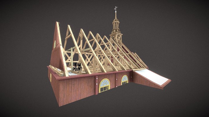 roof construction 3D Model