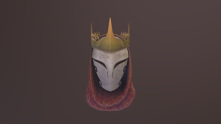 Gothic Mask || Rec Room Inspired Clothing Item 3D Model