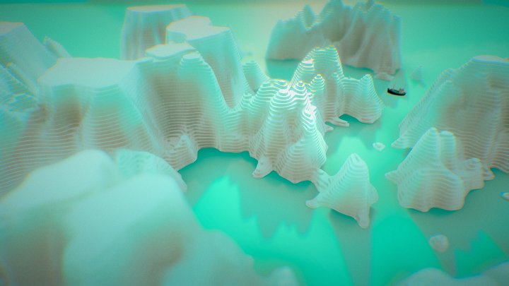 Terarain Steps Experiment 3D Model
