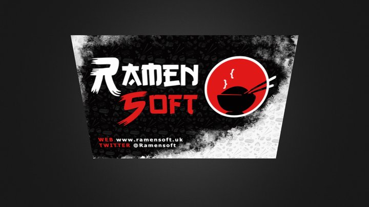 RamenSoft Business card 3D Model