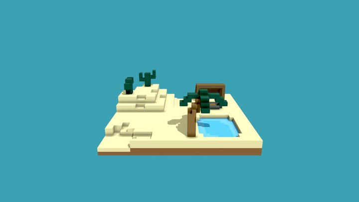 Desert Camp 3D Model