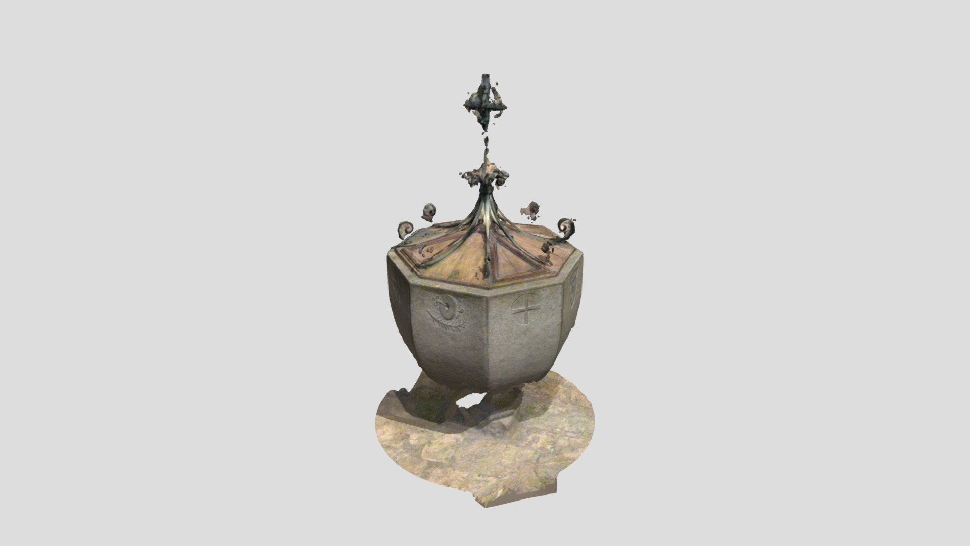 Pica Baptismal. Sant Vicenç de Besalú