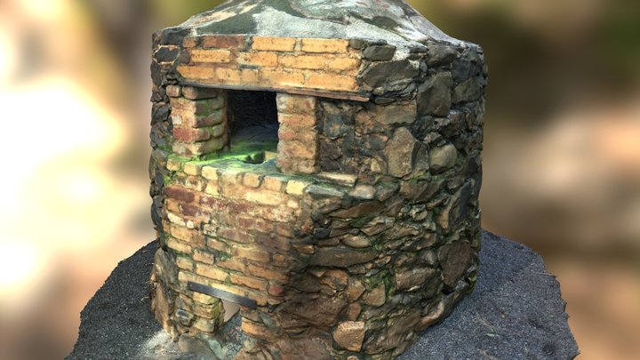 Traditional Portuguese Oven c.1920 3D Model